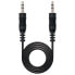 NANOCABLE Audio Stereo Jack 3.5 Male To Jack 3.5 Male cable 3 m