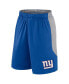 ფოტო #2 პროდუქტის Men's Royal New York Giants Big Tall Team Logo Shorts