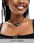 Фото #1 товара 8 Other Reasons cord necklace with blue jade heart