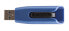 Фото #4 товара Verbatim V3 MAX - USB 3.0 Drive 64 GB - Blue - 64 GB - USB Type-A - 3.2 Gen 1 (3.1 Gen 1) - Slide - 10 g - Blue