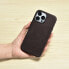 Фото #14 товара Чехол из натуральной кожи iPhone 14 Pro Max магнитный с MagSafe ICARER Oil Wax бронза