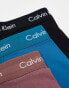 Фото #4 товара Calvin Klein cotton stretch trunks 3 pack in multi