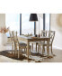 Фото #2 товара Sonora 5-pc. Dining Set (Rectangular Table + 4 X-Back Side Chairs)