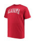 ფოტო #2 პროდუქტის Men's Crimson Alabama Crimson Tide Big and Tall Arch Team Logo T-shirt