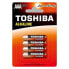 Фото #1 товара TOSHIBA LR03 Pack AAA Alkaline Batteries
