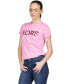 Фото #2 товара Women's Cotton Sequin Logo T-Shirt