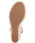 ფოტო #2 პროდუქტის Women's Charli Ankle-Strap Espadrille Wedge Sandals