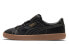 Кроссовки мужские PUMA Basket Classic Gum Deluxe черные 36 - фото #2