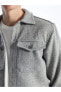 Regular Fit Uzun Kollu Erkek Gömlek Ceket