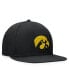 Фото #2 товара Men's Black Iowa Hawkeyes Fitted Hat