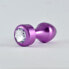 Фото #1 товара Butt Plug Purple Rosebud with Jewel