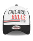 ფოტო #4 პროდუქტის Men's White Chicago Bulls Lift Pass Foam Front Trucker 9FORTY Adjustable Hat