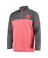 Фото #3 товара Men's Scarlet Nebraska Huskers Gameday Quarter-Zip Jacket