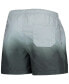 Men's Black, Las Vegas Raiders Dip-Dye Swim Shorts