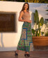 ფოტო #4 პროდუქტის Print Floral Elastic Waist Ankle Length Comfortable Maxi Skirt
