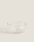 Фото #1 товара Glass salad bowl with rim