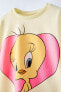 Tweety ™ looney tunes t-shirt and short leggings co-ord