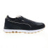 Фото #2 товара Puma Rider FV Worn Out 39016702 Mens Black Suede Lifestyle Sneakers Shoes