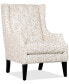 Фото #1 товара Landow Fabric Wing Chair, Created for Macy's