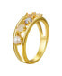 ფოტო #1 პროდუქტის Cubic Zirconia, Faux Opal and Imitation Pearl Ring