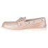 Фото #3 товара Sperry Conway Metallic Boat Womens Pink Flats Casual STS82824