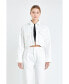 ფოტო #1 პროდუქტის Women's Over Pocket Cropped Jacket