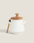 Фото #4 товара Ceramic sugar bowl with wooden lid