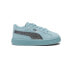 Фото #1 товара Puma Suede Aurora Lace Up Toddler Girls Blue Sneakers Casual Shoes 38784701