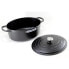 Le Creuset Signature Bräter oval 27 cm schwarz