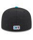 Фото #5 товара Men's Black Charlotte Knights Authentic Collection Alternate Logo 59FIFTY Fitted Hat
