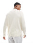 Polo Ralph Lauren lounge henley waffle long sleeve t-shirt in white