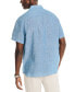 ფოტო #2 პროდუქტის Men's Classic-Fit Solid Linen Short-Sleeve Shirt