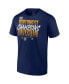Фото #3 товара Men's Navy Utah Jazz 2022 Northwest Division Champions Locker Room T-shirt