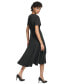 Фото #7 товара Women's Belted Fit & Flare Midi Dress