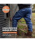 Фото #3 товара Big & Tall Warm Insulated Cooler Wear Trousers - Cold Weather Work Pants