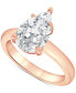 ფოტო #1 პროდუქტის Certified Lab Grown Diamond Engagement Ring (3 ct. t.w.) in 14k Gold