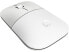 HP Z3700 Ceramic White Wireless Mouse - Ambidextrous - Optical - RF Wireless - 1200 DPI - Silver - White - фото #6