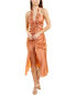 Nicholas Allia Silk Midi Dress Women's Orange 4 - фото #1