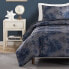 Фото #1 товара Twin/Twin Extra Long Teen Starry Comforter Set Blue/Gray/Purple - Makers