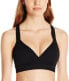 Фото #1 товара Jockey Women's 246821 Molded Cup Seamless Bra Deep Black Underwear Size M