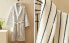 Фото #8 товара Contrast striped cotton bathrobe