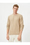 Свитер Koton Bike Collar Knitted Long Ribbed Sleeve