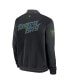 ფოტო #3 პროდუქტის Men's Black Tampa Bay Rays 2024 City Connect Authentic Collection Game Time Full-Zip Bomber Jacket