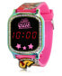 ფოტო #1 პროდუქტის Omg Kid's Touch Screen Pink Silicone Strap LED Watch, with Hanging Charm 36mm x 33 mm