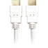 Sharkoon 1m - 2xHDMI - 1 m - HDMI Type A (Standard) - HDMI Type A (Standard) - 3D - White