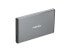 natec Rhino GO - HDD/SSD enclosure - 2.5" - Serial ATA III - 6 Gbit/s - USB connectivity - Grey