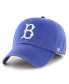 Фото #1 товара Men's Royal Brooklyn Dodgers Cooperstown Collection Franchise Fitted Hat