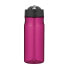 Hydration bottle with straw - purple 530 ml