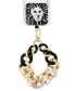 Фото #4 товара Ремешок Anne Klein Chain Link Black Ivory Gold