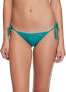 Body Glove Women's 236862 Peacock Solid Tie Side Bikini Bottom Swimwear Size L - фото #1